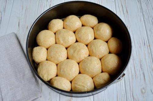 Тыквенные булочки.  Себе рецепт сохрани? 03