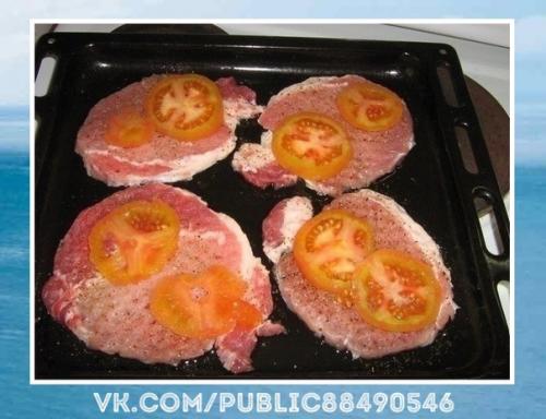 Безумно вкусно!  Мясо по-купечески (с грибами. 03