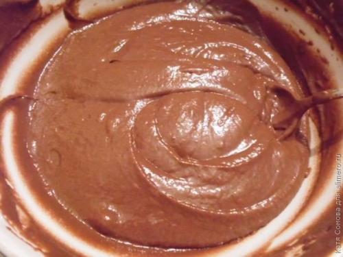 Влажный шоколадный торт - пирожное. 03