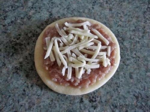 Мясной пирог Хризантема. 01