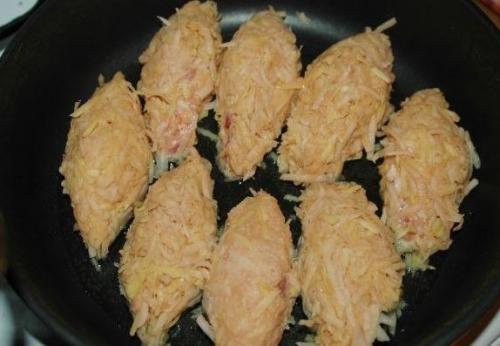 Картофельные зразы с мясным фаршем. 04