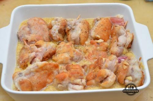Филе голени цыплят с сыром и ананасом. 07