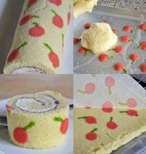 Как испечь рулет с рисунком. 04