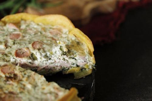 Картофельный пирог с сыром. 08