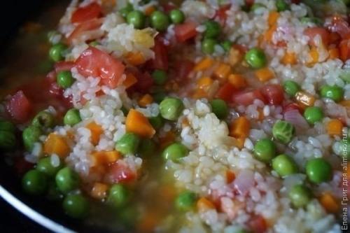 Ризотто с овощами. 04
