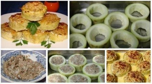 Фаршированные кабачки.  Наконец - то начался сезон кабачков.