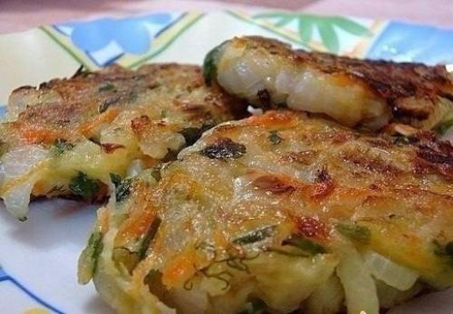 Луковые котлетки. Очень вкусные!