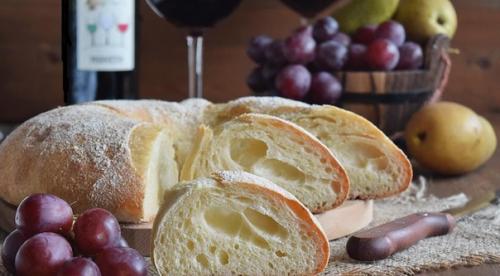 Хлеб тортано.  Ингредиенты.