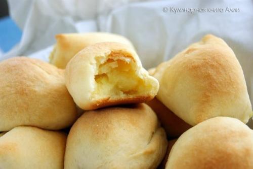 Пирожки - малышки Слоеные скороспелые из чудо - теста.