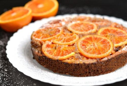 Ореховый торт с апельсинами?