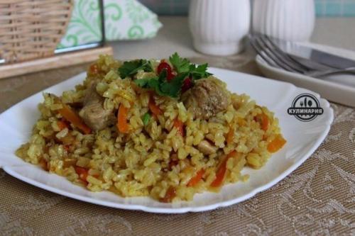 Ароматный рис со свининой. 08