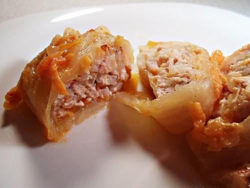 Голубцы из пекинской капусты.