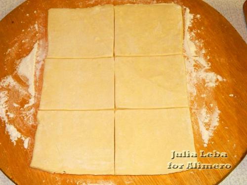 Слоёные трубочки с малиной. 02