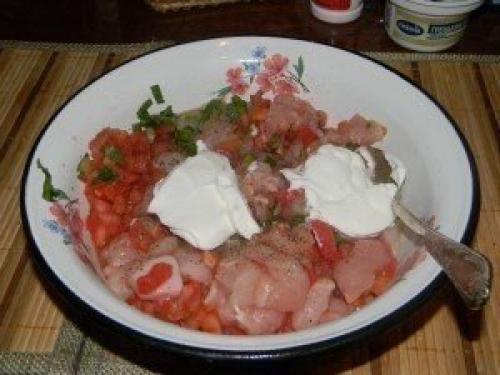 Курица в перце. 05