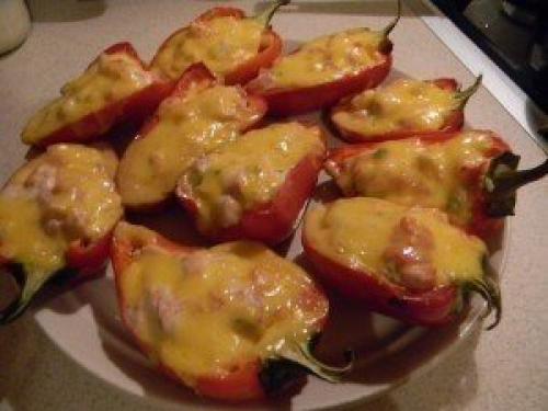 Курица в перце.