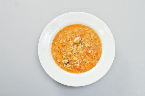 Томатный суп из морепродуктов. 07