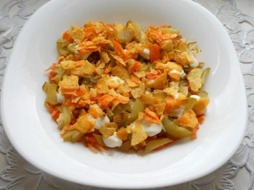 Салат Орхидея с чипсами. 03