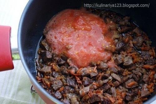 Картошечка, тушенная с мясом (как в д/садике). 05