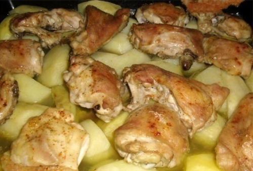 Куриные бедрышки в духовке. 04