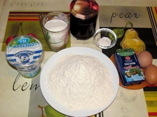 Печенье с вареньем.

