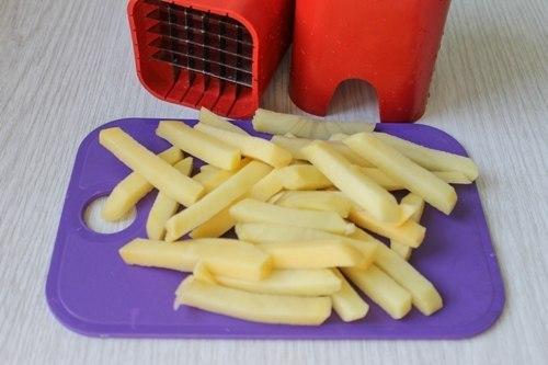 Домашний картофель фри - вкуснее, натуральнее и дешевле, чем в макдональдсе. 02