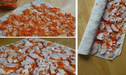 Лаваш с курицей и морковью. 03