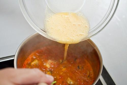 Томатный суп из морепродуктов. 06