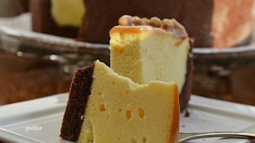 Творожник со сгущенкой.