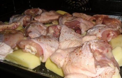 Куриные бедрышки в духовке. 03