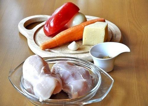 Запеканка из куриной грудки. 01