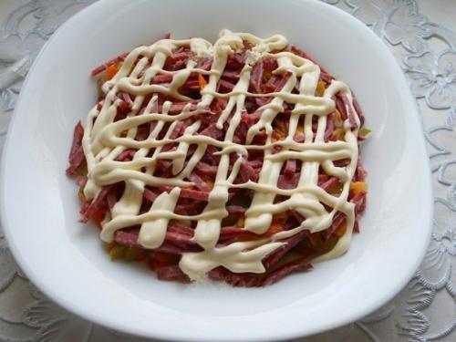 Салат Орхидея с чипсами. 04