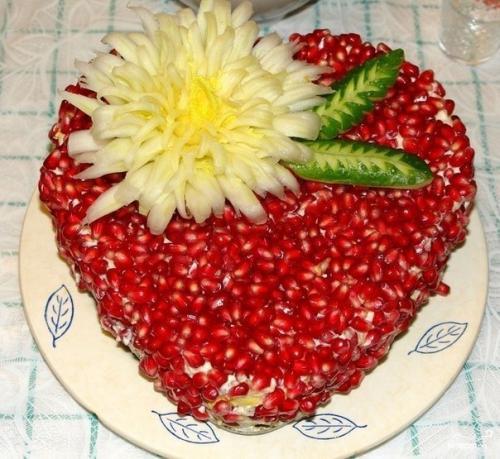 Салат Сердце?   Ингредиенты: