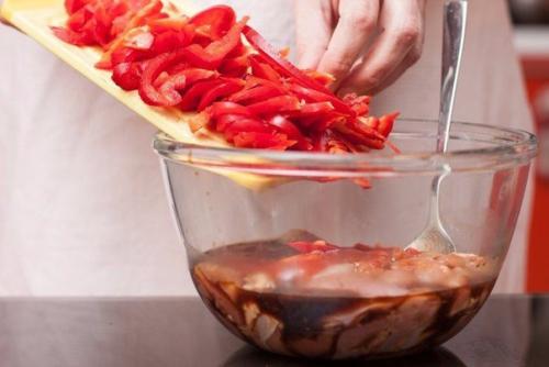 Курица в кисло-сладком соусе. 03