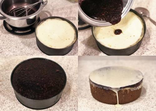 Чизкейк с ежевичным желе. 05