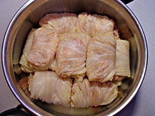 Голубцы из пекинской капусты. 06 Голубцы из пекинской капусты. 06