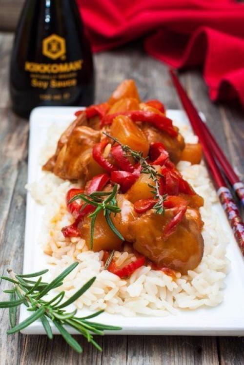 Курица в кисло-сладком соусе по-китайски. 05