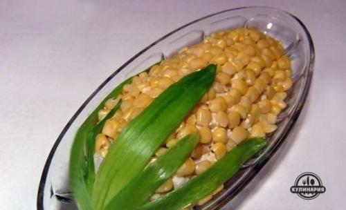 Салат Кукуруза.  Ингредиенты: 06