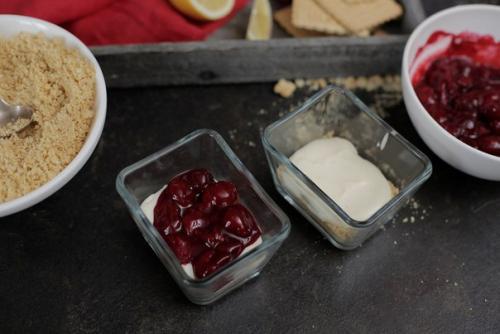 Вишневые мини - чизкейки. 04