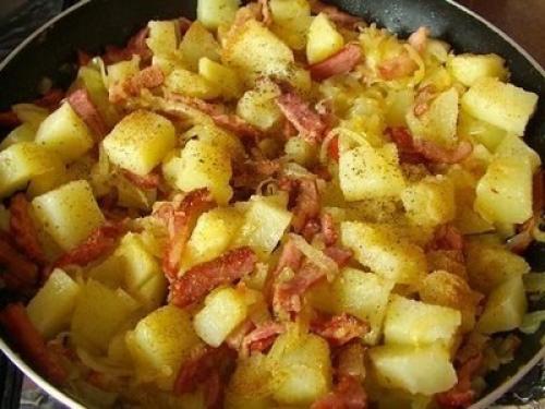 Картофель по-крестьянски.   Ингредиенты: