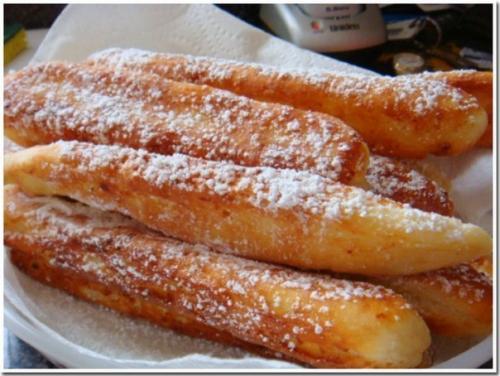 Вкусные творожные батончики - трубочки.