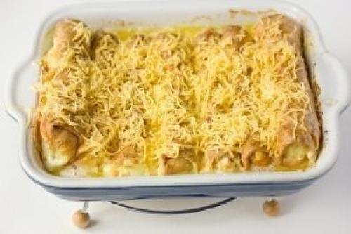 Яичные рулетики с мясной начинкой - отличный завтрак! 08