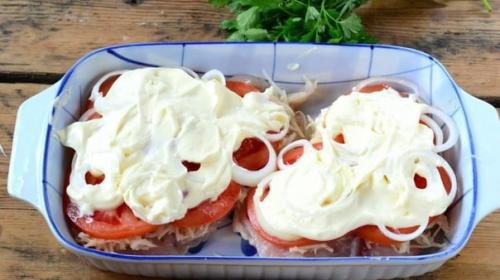 Куриная грудка под шубой. 05 Куриная грудка под шубой. 05