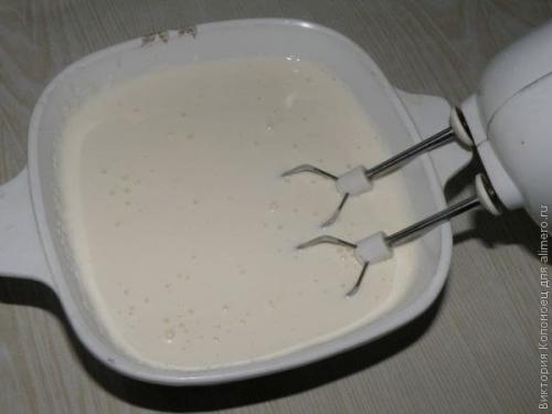 Желейный тортик из киви и сметаны без выпечки. 05 Желейный тортик из киви и сметаны без выпечки. 05