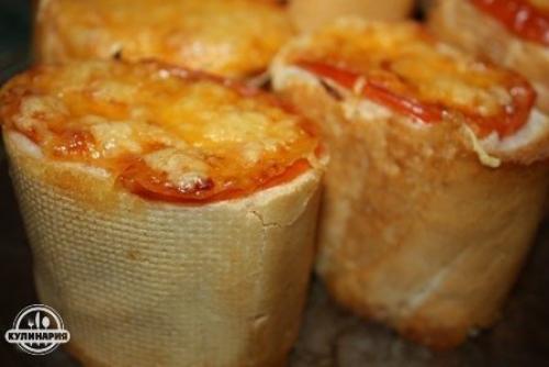 Пеньки из багета.