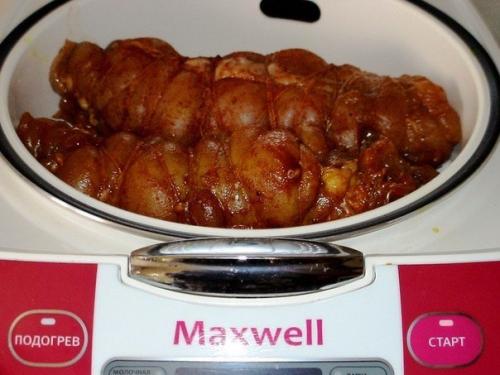 Куриная пастрома на пару, подкопченная розмарином. 04