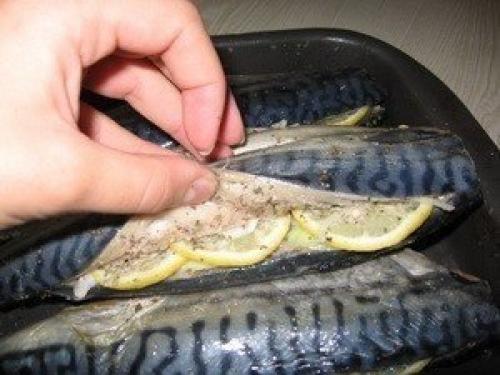 Скумбрия гриль с лимоном. 03