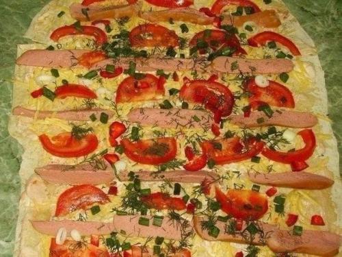 Фаршированный лаваш в ДУХОВКЕ. 03