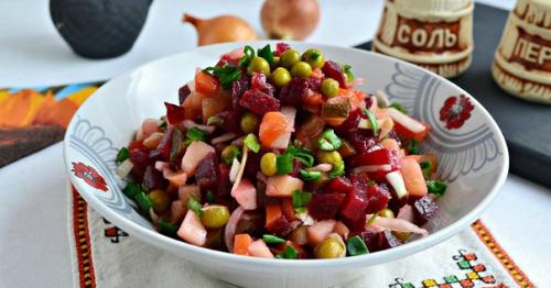 Простой винегрет. Ингредиенты: