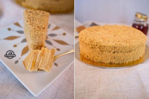 Торт Медовик.  Ингредиенты: