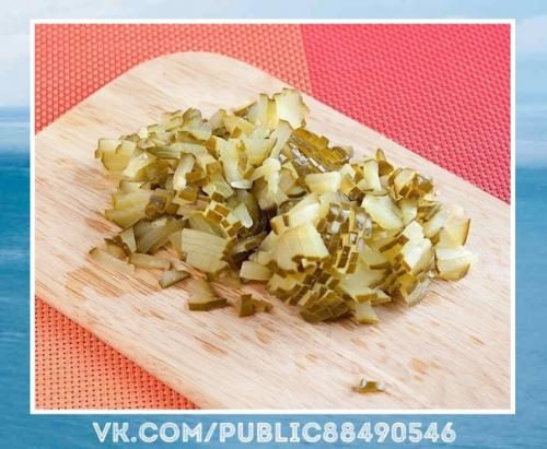 Просто сказка!  Салат с сухариками. 02